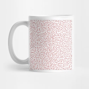 Red Irregular Pattern Mug